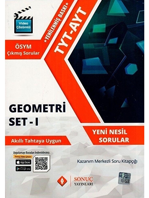 TYT AYT Geometri Set 1 Sonuç Yayınları