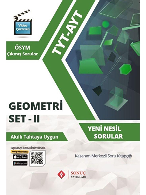 TYT AYT Geometri Set 2 Sonuç Yayınları