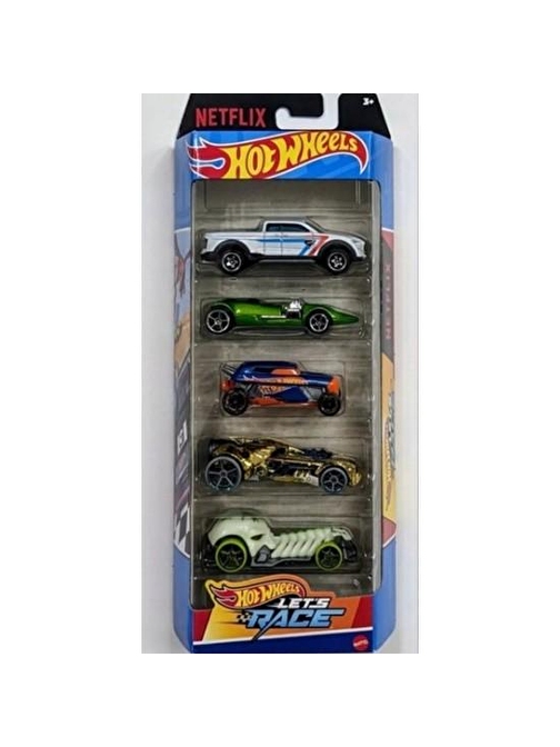 Mattel Hot Wheels Araba Seti 5 Li 1806 HTV42