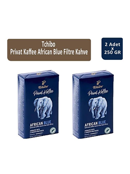 Tchibo Privat African Blue Filtre Kahve 250 gr x 2 Adet