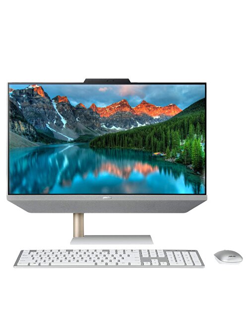 ASUS Zen 24 M5401WYA-DH704T00TT05 Ryzen7 5825U 32GB 512SSD 23.8” FullHD Touch W11H Beyaz All In One Bilgisayar