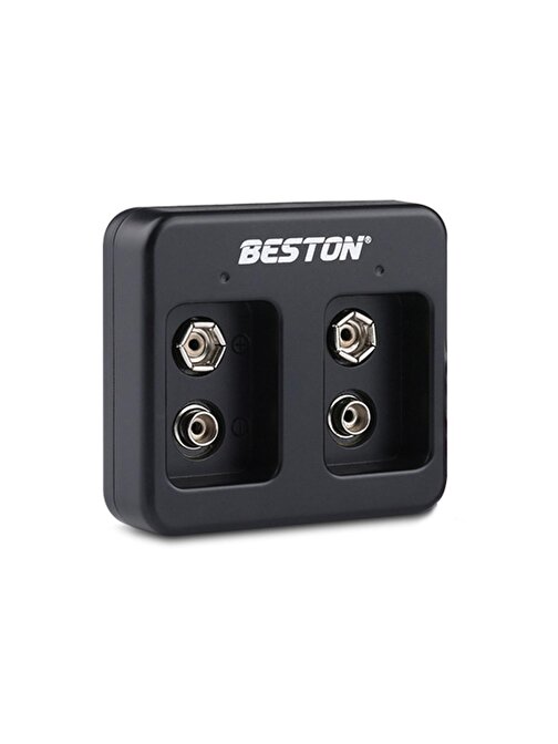 BESTON M7005 SİYAH 2X9 VOLT PİL ŞARJ CİHAZI