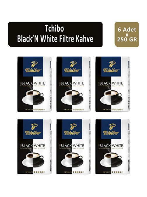 Tchibo Black'N White Filtre Kahve 250 gr x 6 Adet