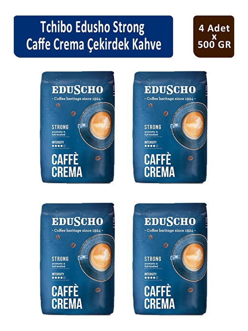 Tchibo Eduscho Caffe Crema Strong 500 gr x 4 Adet