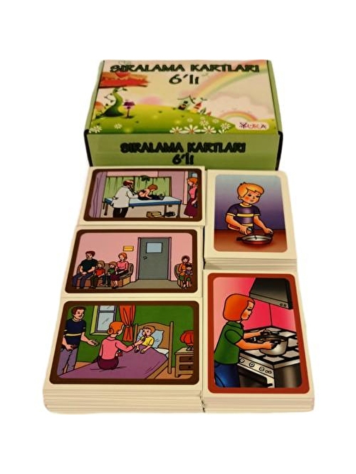 Yuka Kids Sıralama Kartları 6 Lı