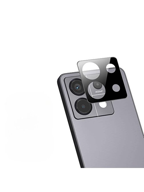 Gpack Xiaomi Redmi Note 13 Pro 5G Kamera Lens Koruyucu 3D Cam Siyah