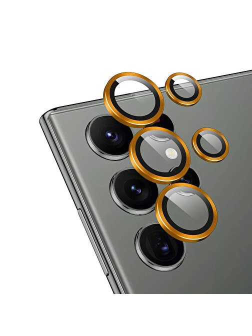 Gpack Samsung Galaxy S23 Ultra Kamera Koruyucu Safir Cam Anti-Reflective CL12 