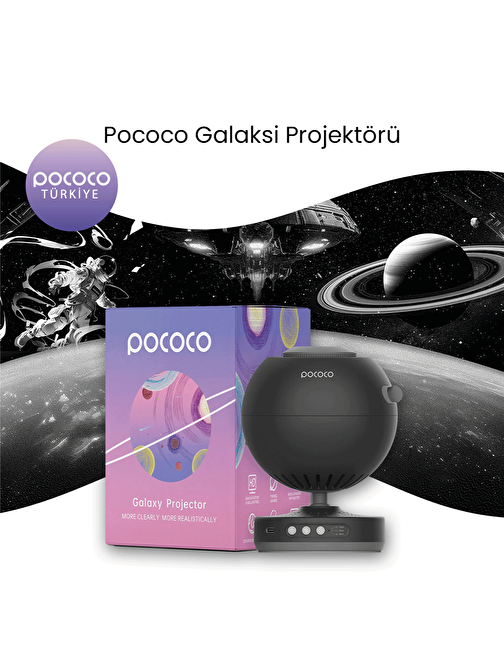 Pococo Galaxy Lite Projektör Siyah (Pococo Türkiye)