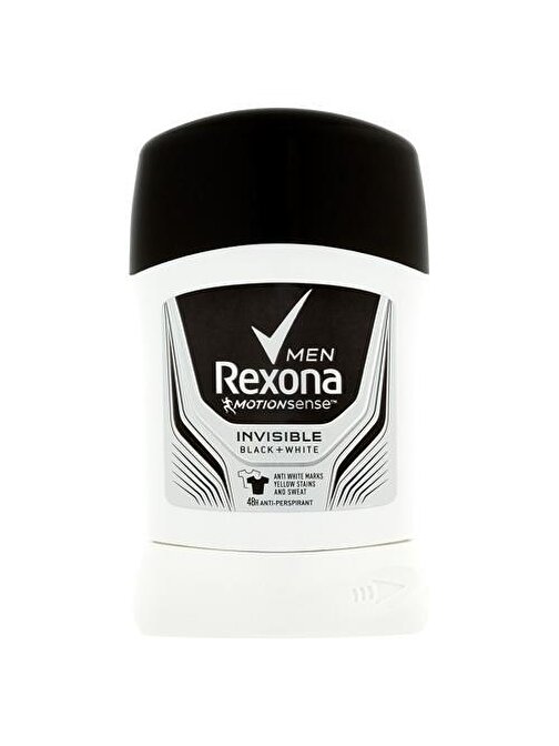 Rexona Men Stick Deodorant 50gr İnvisible Black&white