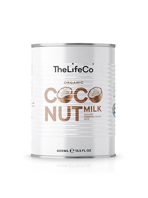 TheLifeCo Organik Hindistan Cevizi Sütü 400 ml