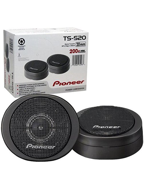 PIONEER TS-S20 200 WATT DOME TWEETER (2Lİ TAKIM)