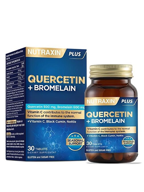 Nutraxin Quercetin Bromelain 30 Tablet 