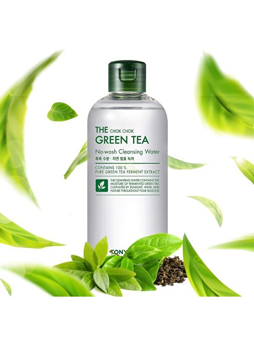 The Chok Chok Green Tea Cleansing Water Yeşil Çay Özlü Temizleme Suyu 300ML