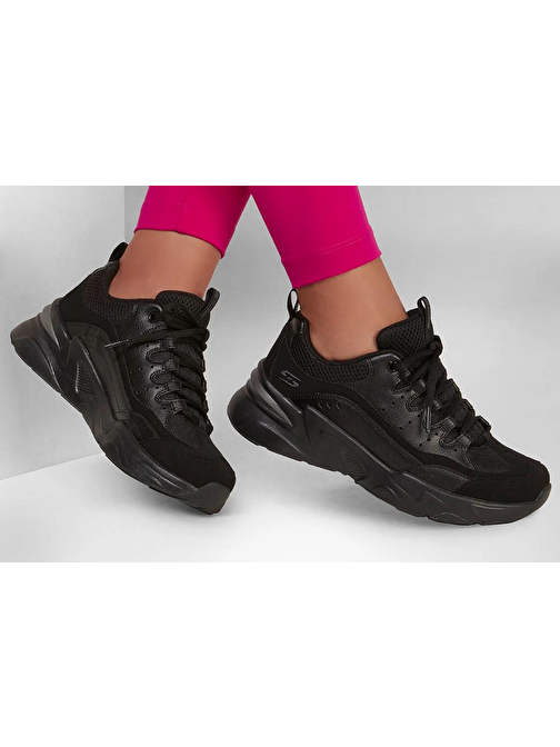 Skechers Bobs Bamina Star Strikez Siyah Unisex Ayakkabı 117355 BBK