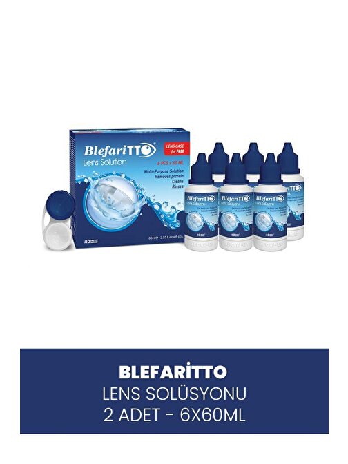 Blefaritto Lens Solüsyonu 6x60 Ml 2 Adet