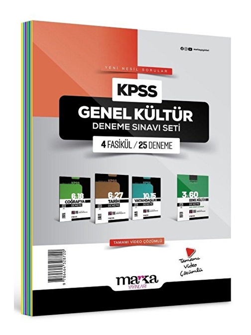 Marka Kpss Gk Deneme Sınavı Seti