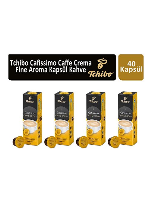 Tchibo Cafissimo Caffe Crema Fine Aroma Kapsül Kahve x 4 Adet