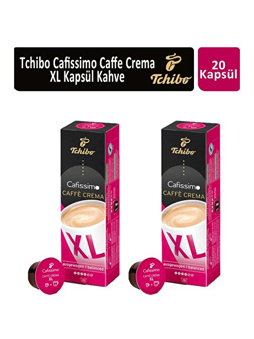 Tchibo Cafissimo Caffe Crema XL Wake Up Kapsül Kahve x 2 Adet