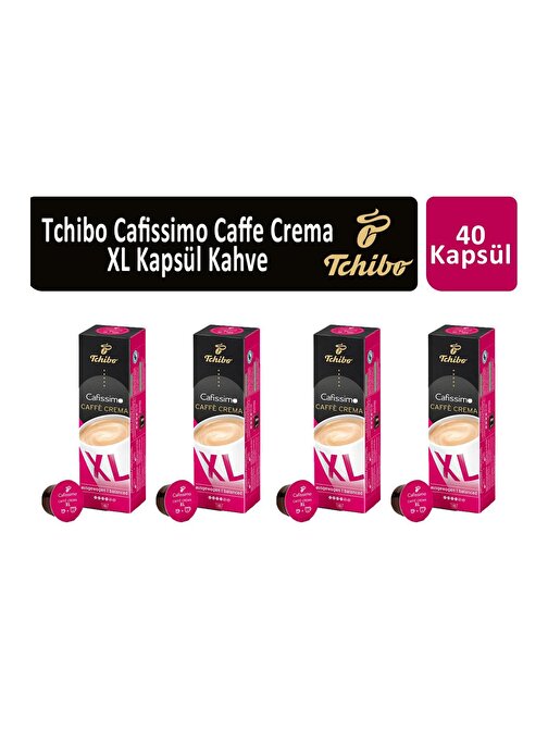 Tchibo Cafissimo Caffe Crema XL Wake Up Kapsül Kahve x 4 Adet