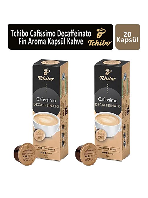 Tchibo Cafissimo Caffe Crema Decaffinated Kapsül Kahve x 2 Adet