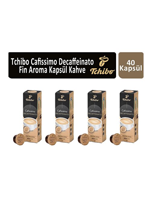 Tchibo Cafissimo Caffe Crema Decaffinated Kapsül Kahve x 4 Adet