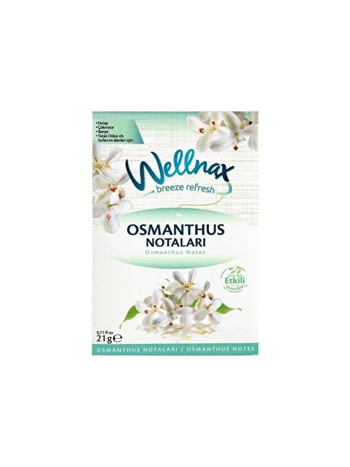 Wellnax breeze refresh Dolap Ve Çekmece Kokusu Osmanthus Notaları Kesesi 