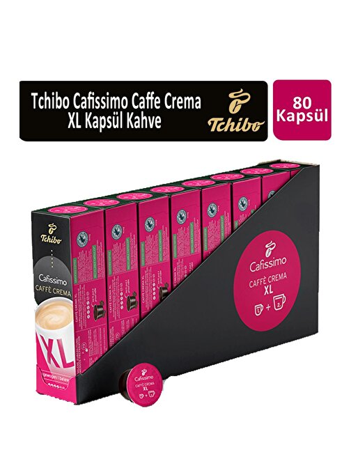 Tchibo Cafissimo Caffe Crema XL Wake Up Kapsül Kahve x 8 Adet