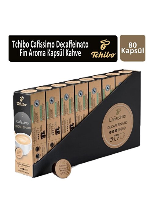 Tchibo Cafissimo Caffe Crema Decaffinated Kapsül Kahve x 8 Adet