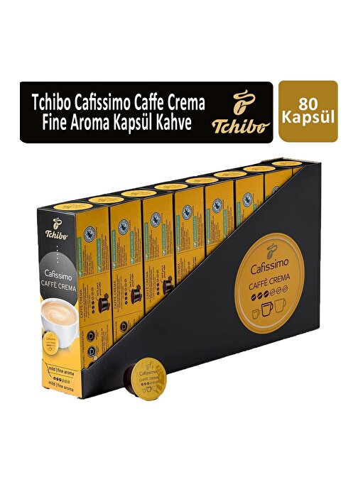 Tchibo Cafissimo Caffe Crema Fine Aroma Kapsül Kahve x 8 Adet