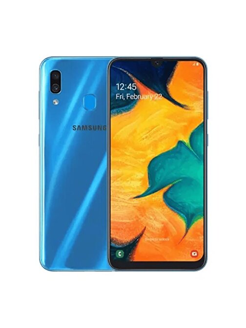 Samsung Galaxy A30 Blue 64GB Yenilenmiş C Kalite (12 Ay Garantili)