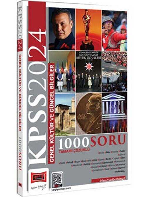 Yargı Yayınları 2024 KPSS Genel Kültür ve Güncel Bilgiler 1000 Tamamı Çözümlü Soru Bankası