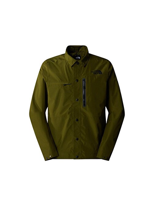 The North Face M Amos Tech Overshirt Erkek Outdoor Ceketi NF0A879DPIB1 Haki