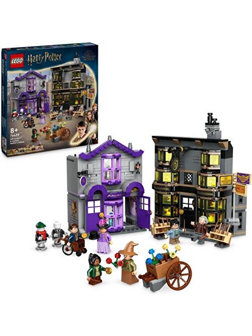 LEGO® Harry Potter# Ollivanders# ve Madam Malkin'in Cübbe Dükkanı 76439 - 8 Yaş ve Üzeri Çocuklar için Diagon Yolu Oyuncak Mağazası Modeli Yapım Seti (744 Parça)