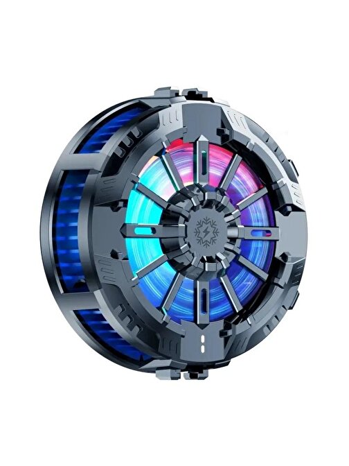 Hadron HDX4368 Radyatörlü Magsafe Işıklı Isı Göstergeli̇ Kli̇psli̇ 3 Kademeli̇  Telefon Soğutucu Fan