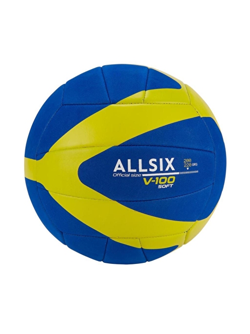 Soft Sarı-Lacivert Voleybol Topu 200-220gr YENİ SERİ