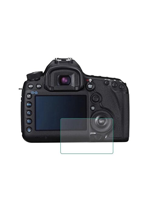 ScHitec Canon Eos 800D İle Uyumlu Darbe Emici Kamera Ekran Koruyucu Kaplama