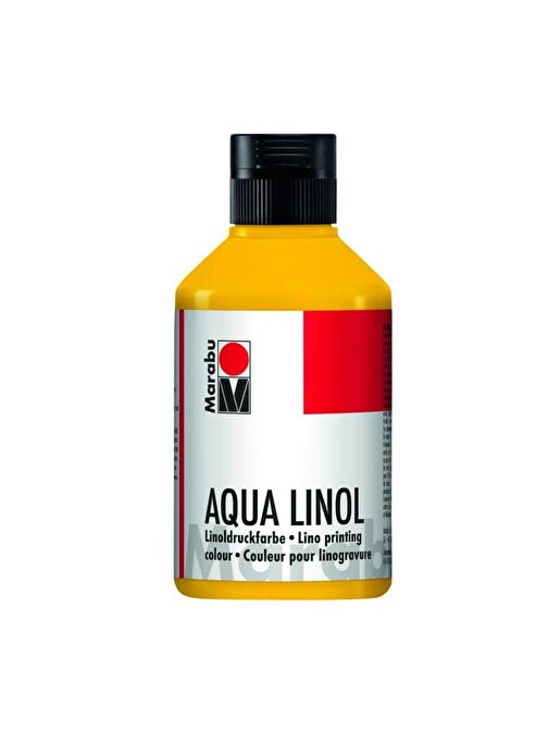 Marabu Aqua Linol Baskı Boyası Medium Yellow 250 ml