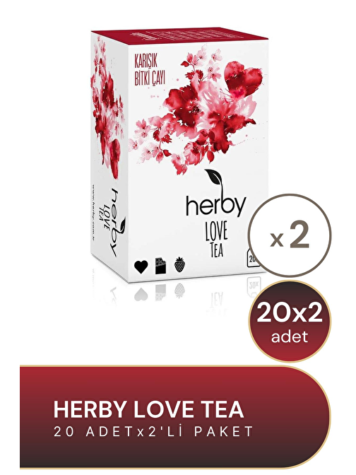 Herby Love Tea 20'li Bitki Çayı-2 Adet