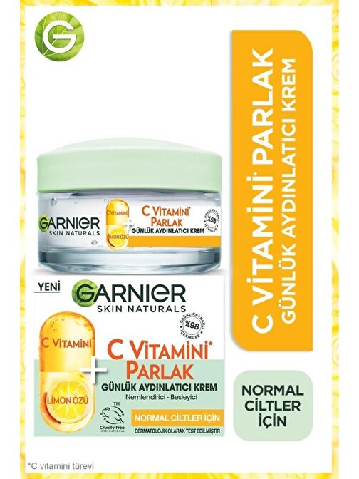 Garnier C Vitamini Parlak Günlük Aydınlatıcı Krem 