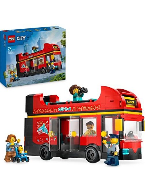 LEGO® City Kırmızı İki Katlı Gezi Otobüsü 60407 (384 Parça)