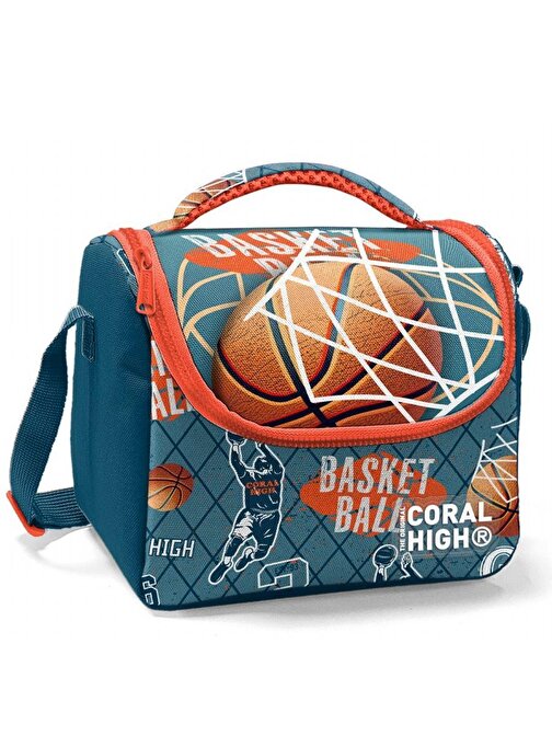 Coral High Nefti Turuncu Basketbol Isı Yalıtımlı Beslenme Çantası - Erkek Çocuk