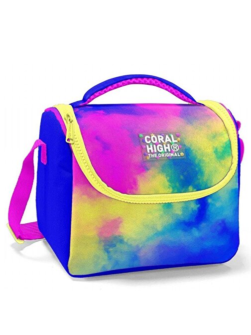 Coral High Renkli Batik Isı Yalıtımlı Beslenme Çantası - Kız Çocuk