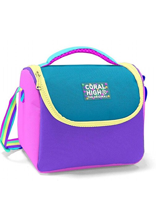 Coral High Pembe Pastel Renkli Isı Yalıtımlı Beslenme Çantası - Kız Çocuk