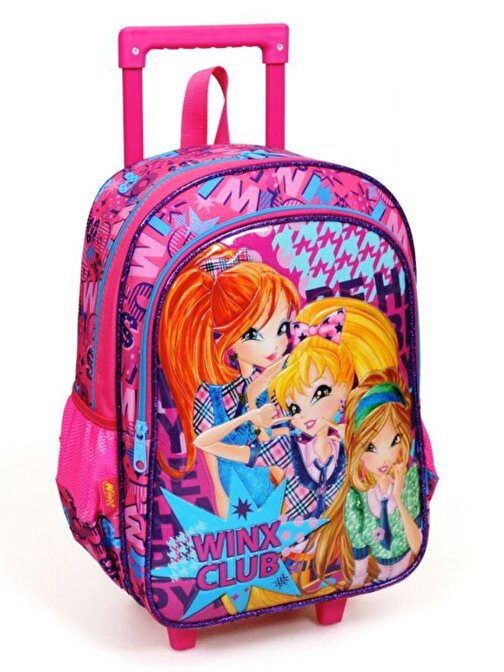 Winx Club Lila Macroworld Çek Çek Okul Çantası (Yaygan Çanta)