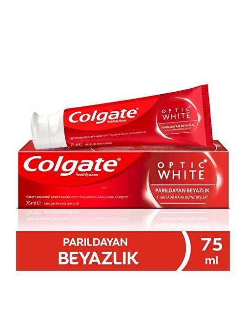 COLGATE DİŞ MACUN OPTİK WHİTE PARILDAYAN BEYAZLIK 75ML