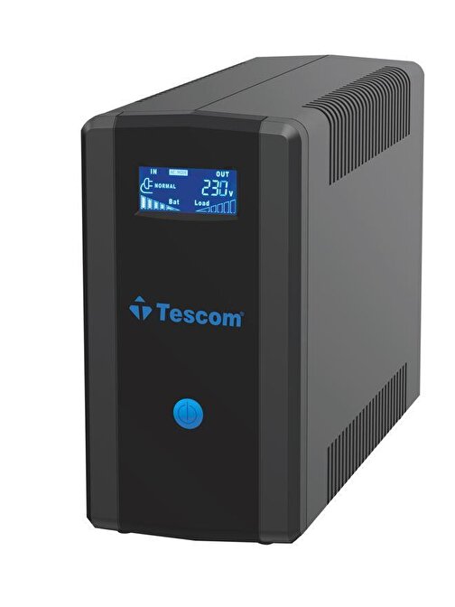 TESCOM LEO+ 1500 VA (2x12V 9AH Akü ) Line Interactive 5/10 dk UPS