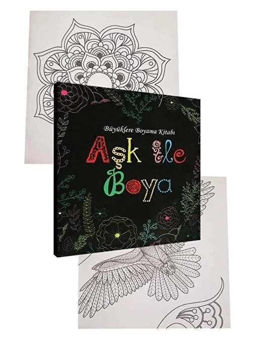 60 Adet Çift Taraflı Marker Kalem Çantalı 1 Paket 60 Renk Touch Markör Aşk İle Boya Mandala Büyüklere Boyama Kitabı