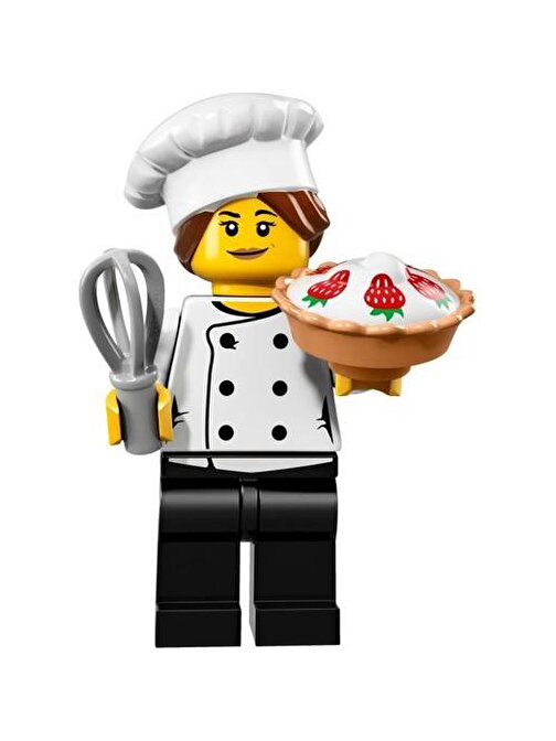 Lego Minifigür - Seri 17 - 71018 - 3 Gourmet Chef