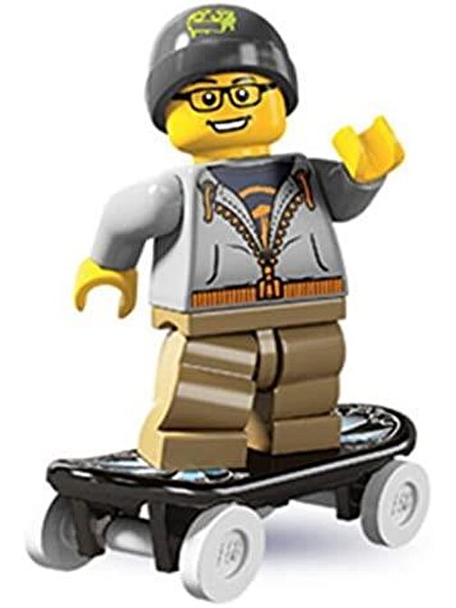 Lego Minifigür - Seri 4 - 8804 - Street Skater