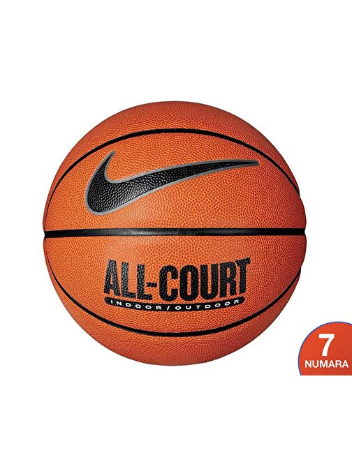 Nike Everday All Court 8P Deflated Basketbol Topu N1004369855 Turuncu